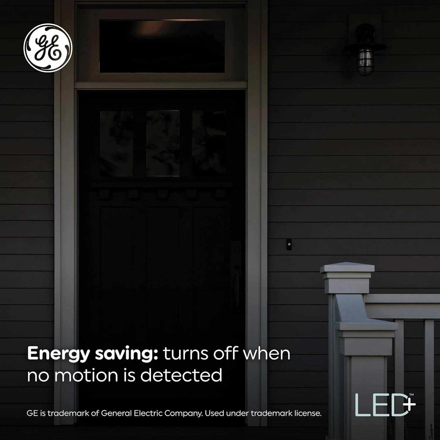 GE LED  Motion Sensor LED Light Bulbs, 15W, PAR38 Outdoor Security Floodlight, Warm White (2 Pack)