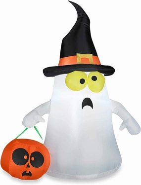 Gemmy 63975X EMW9267923 Inflatable Ghost, Standard, White
