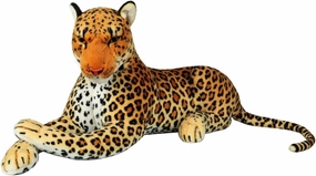 Giant Cheetah Stuffed Animal - Cheetah Plush Toy 27 Inch (Excluding Tail) - Large Leopard Stuffed Animal - Leopard Plush Toy