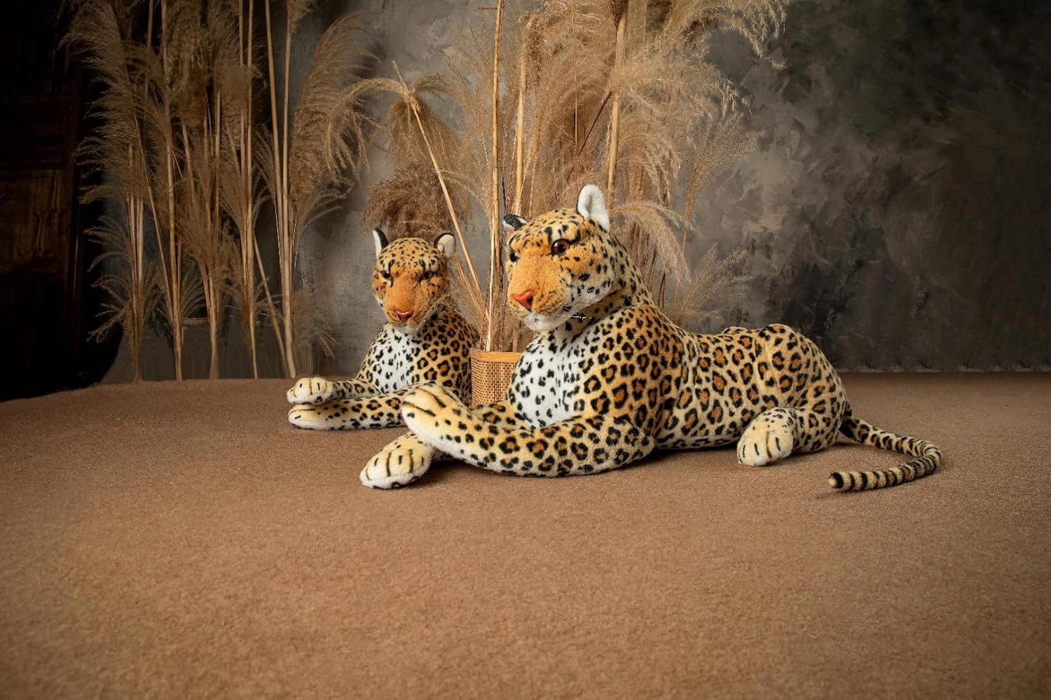 Giant Cheetah Stuffed Animal - Cheetah Plush Toy 27 Inch (Excluding Tail) - Large Leopard Stuffed Animal - Leopard Plush Toy