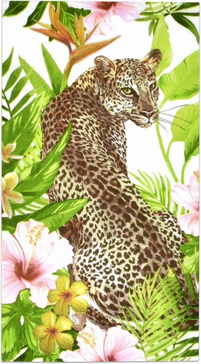 Gift Boutique 100 Leopard Guest Napkins Disposable Paper Jungle Safari Dinner Hand Napkin for Bathroom Wedding Hotel Anniversary Holiday Birthday Party Bridal Shower Animal Adventure Decorative Towels