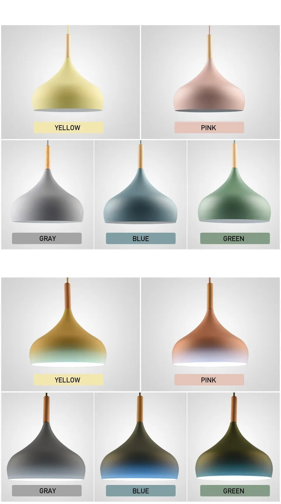 Gloria Macaron Kitchen Table Pendant Light