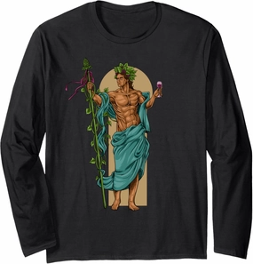 God of Greek mythology - Bacchus Dionysus Long Sleeve T-Shirt