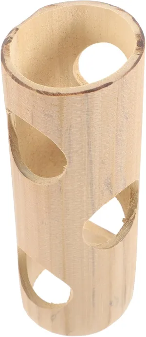 Hamster Tunnel Toy Guinea Pig Hideout Hamster Hideout Chinchilla Cage Accessories Bamboo Cave Toy Hamster Tunnels and Tubes Bamboo Rat Tunnels Hamster Accessories Hamster Toy