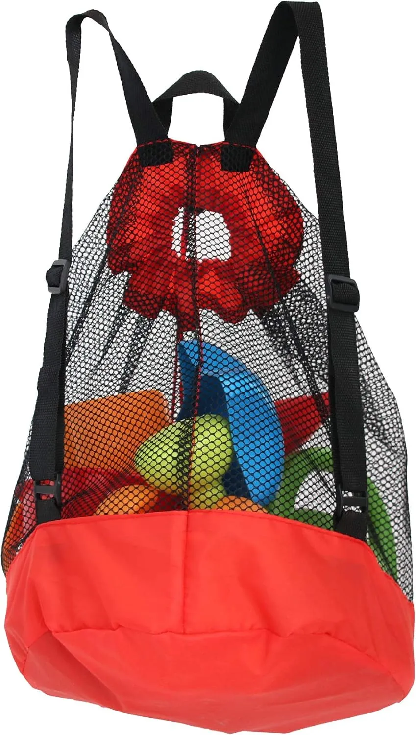 Hape Beach Toy Essential Set, Sand Toy Pack, Mesh Bag Included
