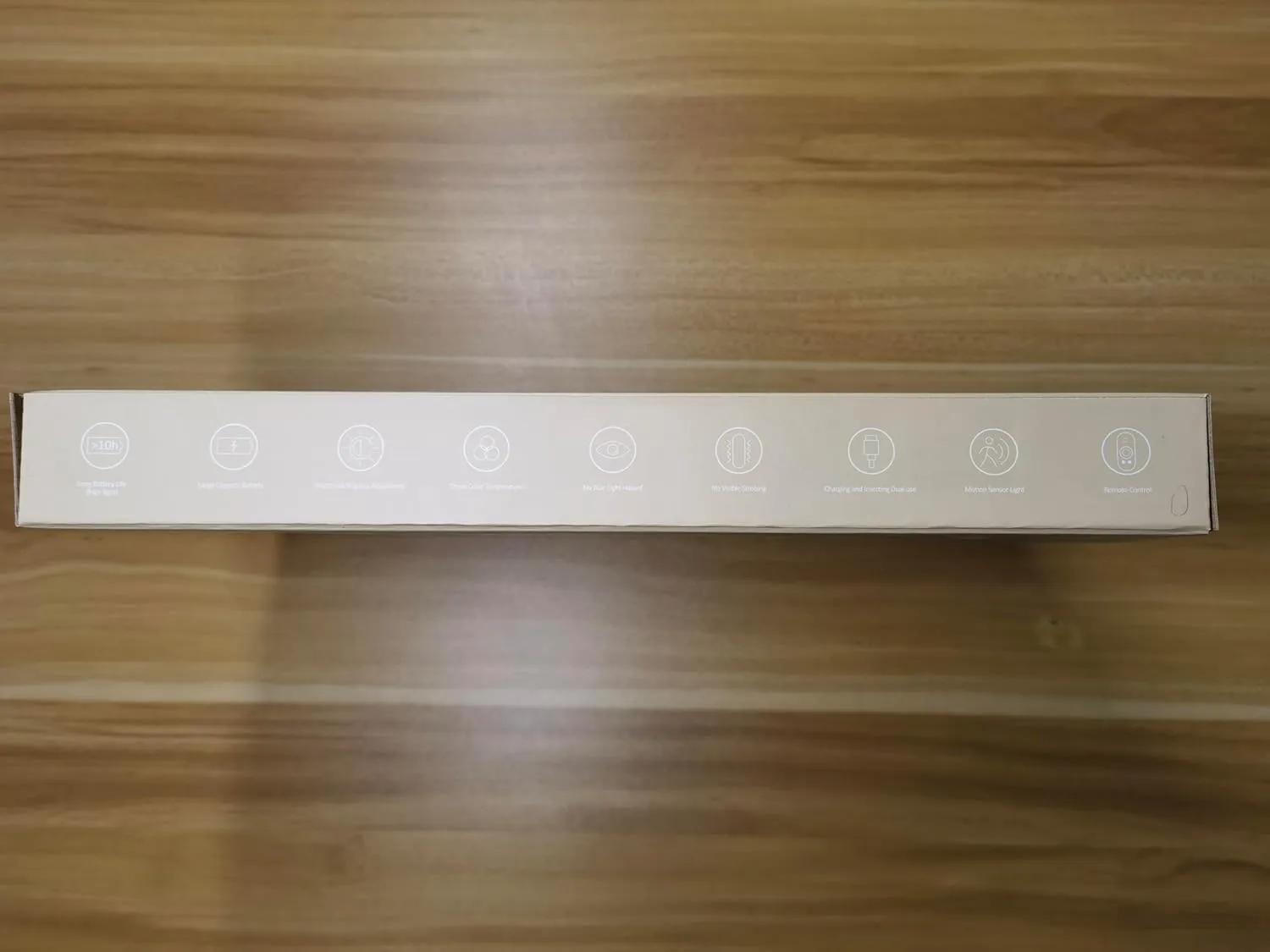 Hapfish Motion Sensor LED Light Bar Indoor, Rechargeable Under Cabinet Lighting Wireless, Magnetic Battery Powered Operated Wall Strip Lights with Remote Control for Picture Mirror Closet Room –Gold