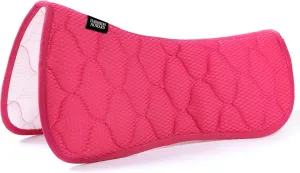 Harrison Howard Mesh Riding Half Pad for English Saddle Comfortable Cushioning Reduce Pressure on Horse’s Back