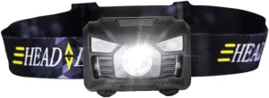 Headlamps Body Motion Sensor Headlamp Induction USB Rechargeable Headlight 2 Switch Modes Head Flashlight Torch lamp(Orange) (Black)