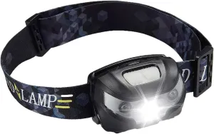 Headlamps, Powerfull LED Headlamp Rechargeable Body Motion Sensor Headlight Camping Flashlight Head Light Torch Lamp with USB