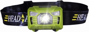 Headlamps Body Motion Sensor Headlamp Induction USB Rechargeable Headlight 2 Switch Modes Head Flashlight Torch lamp(Orange) (Green)