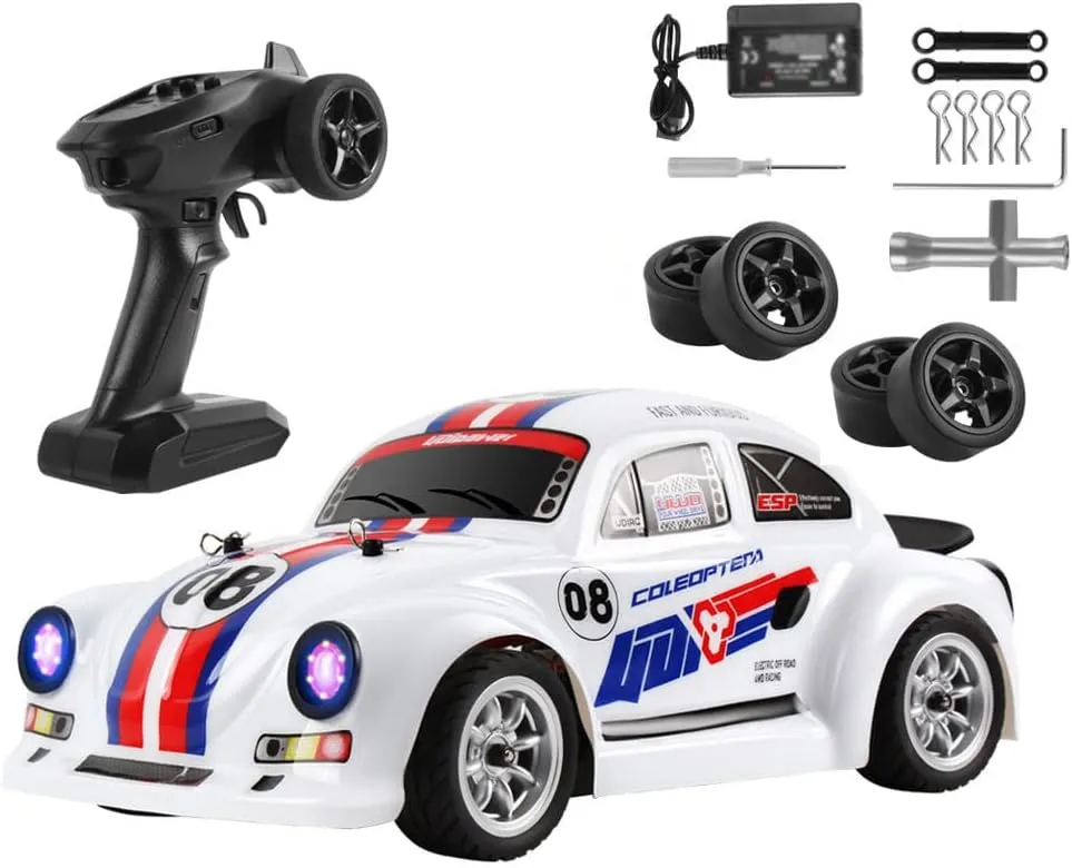 Hobby RC Cars, 48 KM/H 1:16 Scale Fast High Speed Remote Control Car for Adult Boy,4WD 2.4GHz Off Road Monster RC Truck Toy All Terrain Racing
