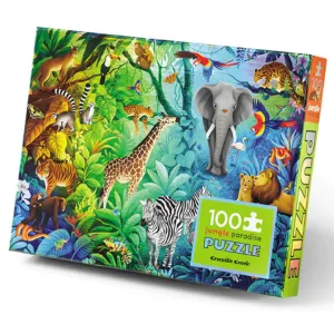 Holographic Puzzle 100 Piece - Jungle Paradise
