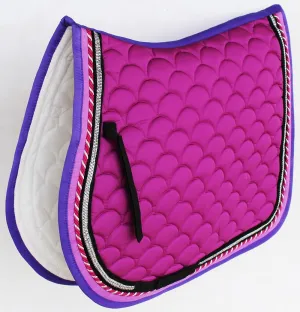 Horse Quilted English Saddle PAD Trail Dressage 72Dressage