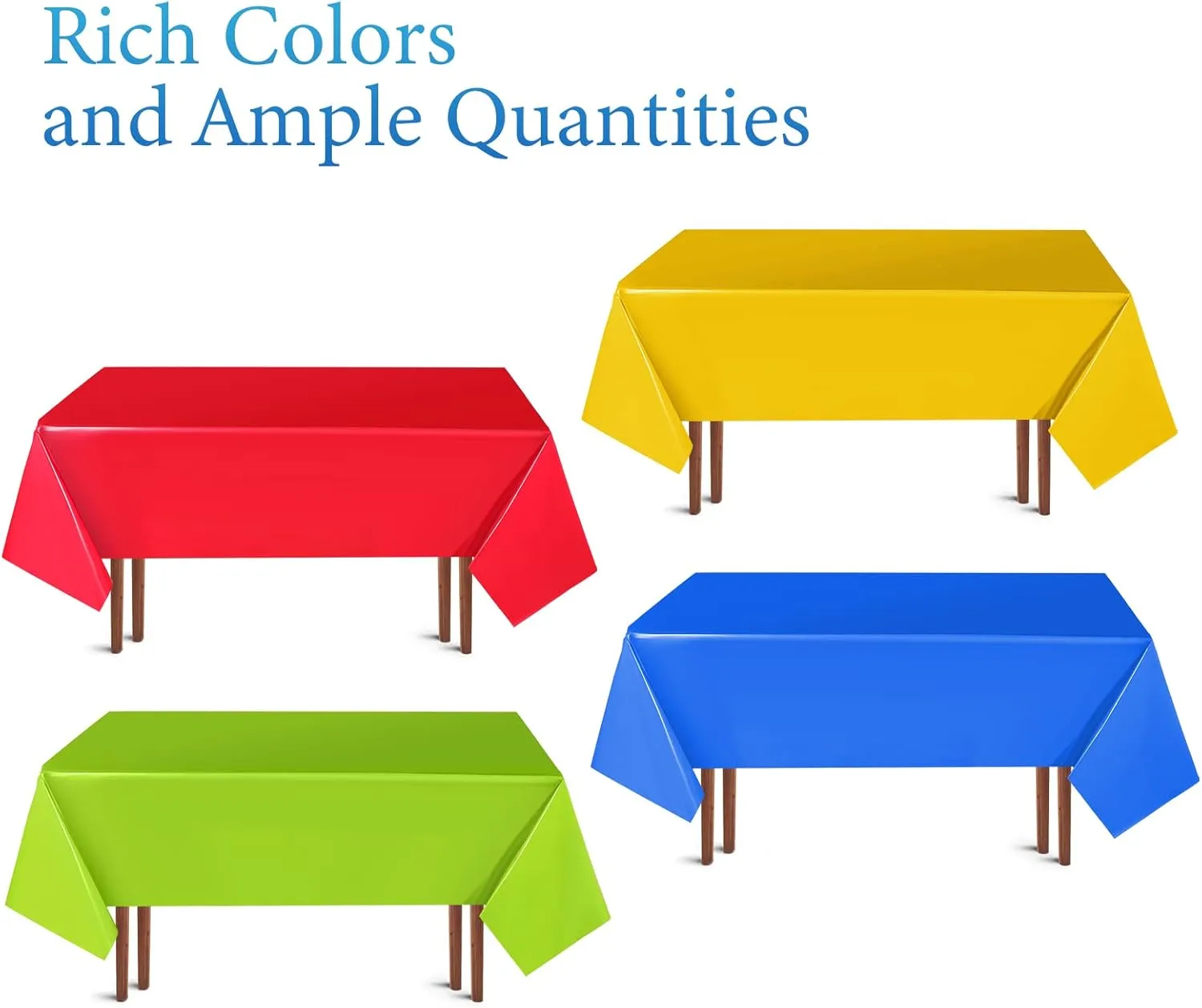 Hosuly 12 Pcs Story Tablecloth Table Cover Story Birthday Party Decorations Boy Baby Shower Decorations Toy Inspired Party Supplies, 54 x 108 Inch (Bright Style)