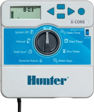 Hunter Sprinkler XC800I X-Core 8-Station Indoor Only Sprinkler Timer