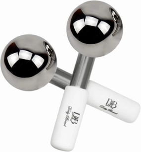 Ice Globes for Facials, Stainless Steel Massaging Ice Globes for Face, Neck and Eyes, Facial Ice Globes for Dark Circles, Anti-Aging and Wrinkles, Tighten Skin and Enhance Your Beauty.