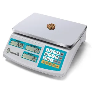 Industrial Counting Scale 15kg/33lb 0.1g Digital Inventory Counting Scale High Precision Electronic Gram Scale with Battery DC/AC Power for Parts Jewelry Coins (g/kg/lb)