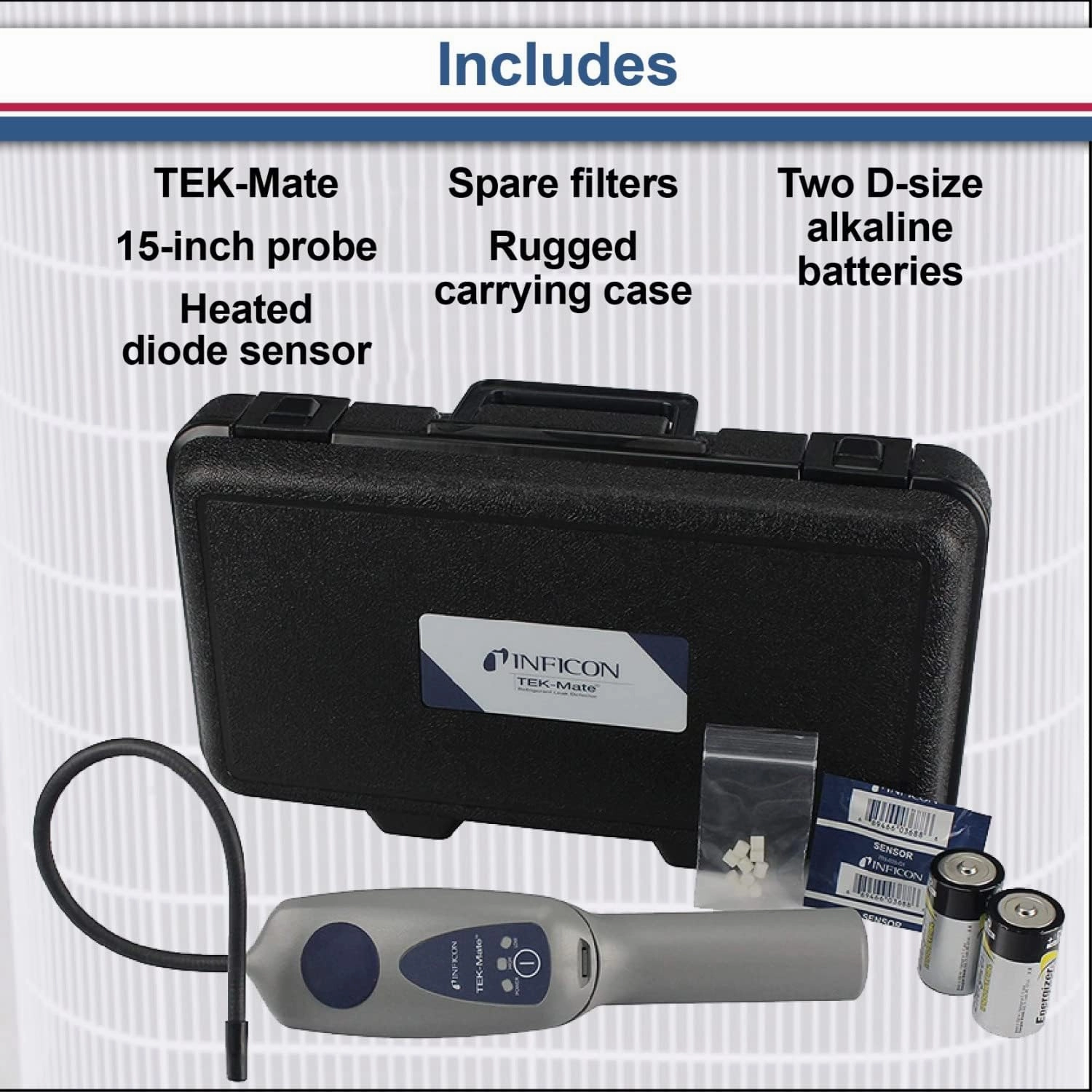 Inficon Inficon Refrigerant Leak Detector, Model:705-202-G1