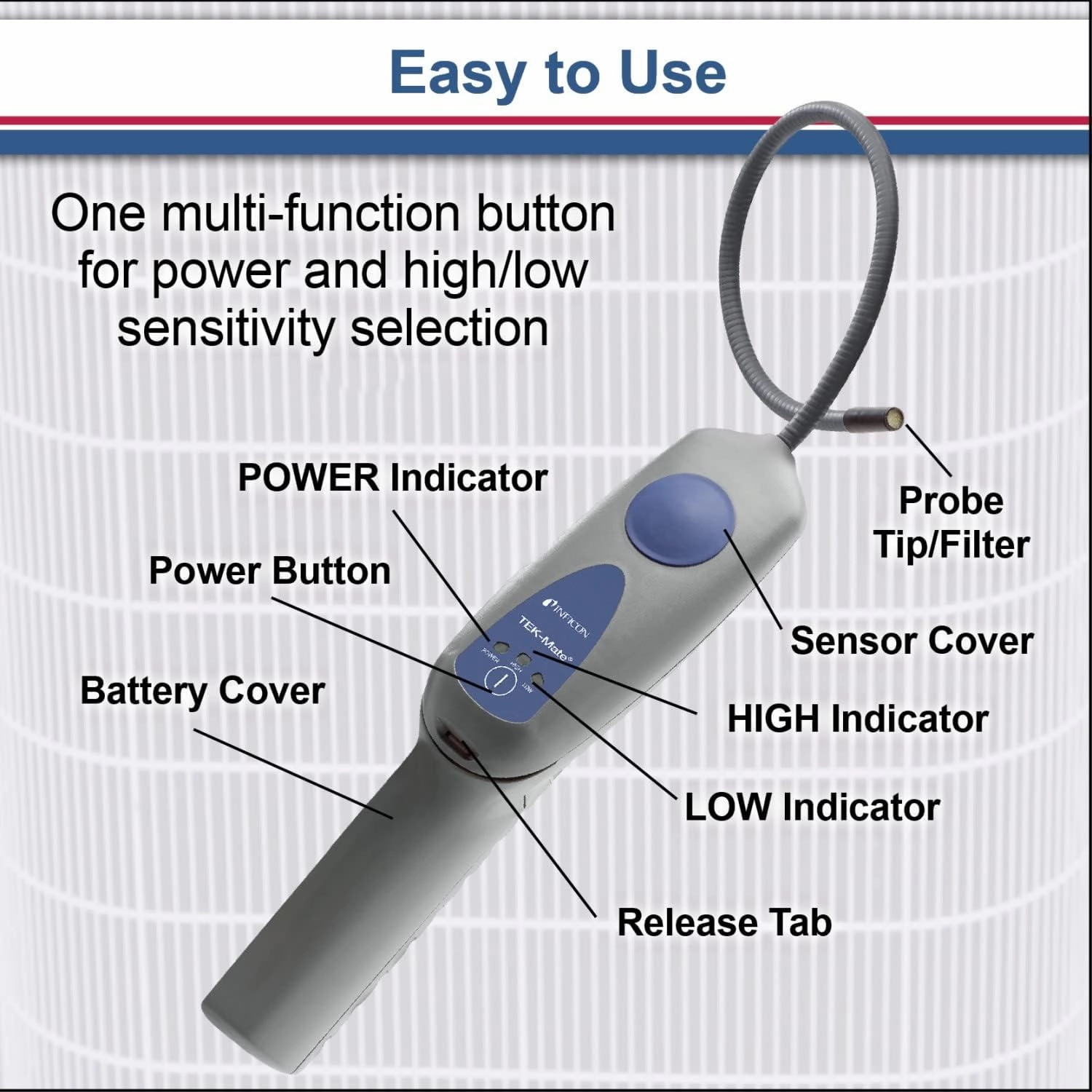 Inficon Inficon Refrigerant Leak Detector, Model:705-202-G1