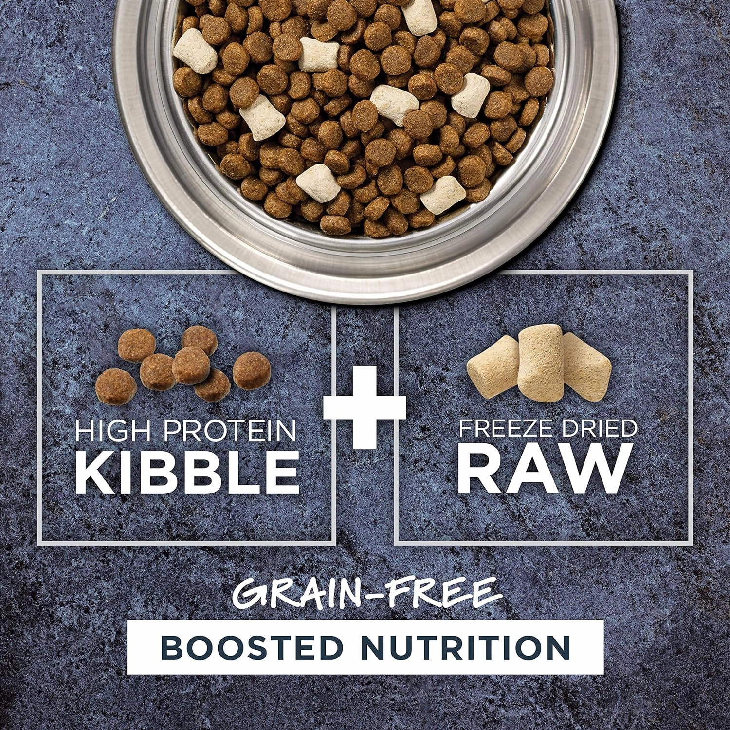 Instinct Raw Boost, Natural Dry Dog Food with Freeze Dried Pieces, High Protein, Grain Free Recipe - Real Salmon, 4 lb. Bag