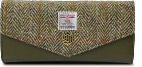 Islander HarrisTweed Lady’s Small Clasp Purse L:13cm H:9cm W:4cm, Scottish
