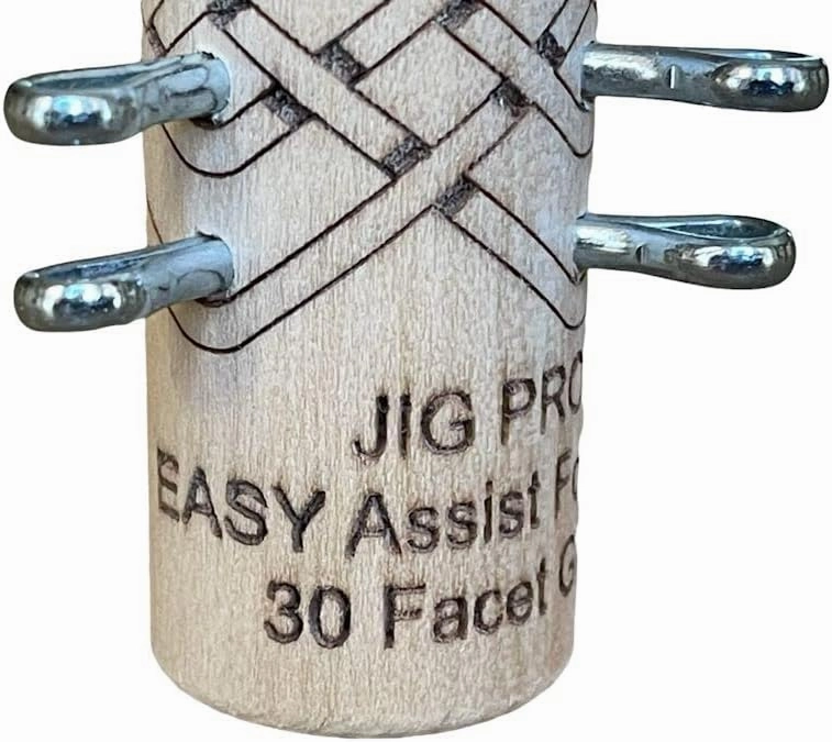 Jig Pro Shop Easy Assist Former Mandrel for Globe Knots (1" - 30 Facet)