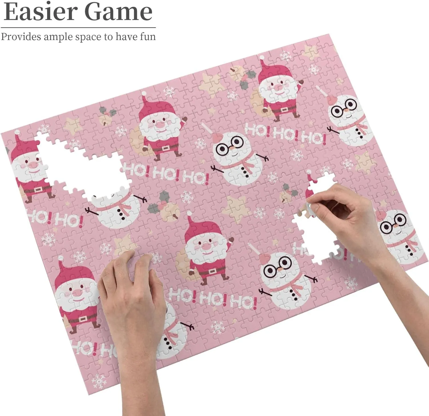 Jigsaw Puzzles 500 Piece Pink Goldfish - Cute Pets Fish Puzzle for Adults - Unique Birthday Gift