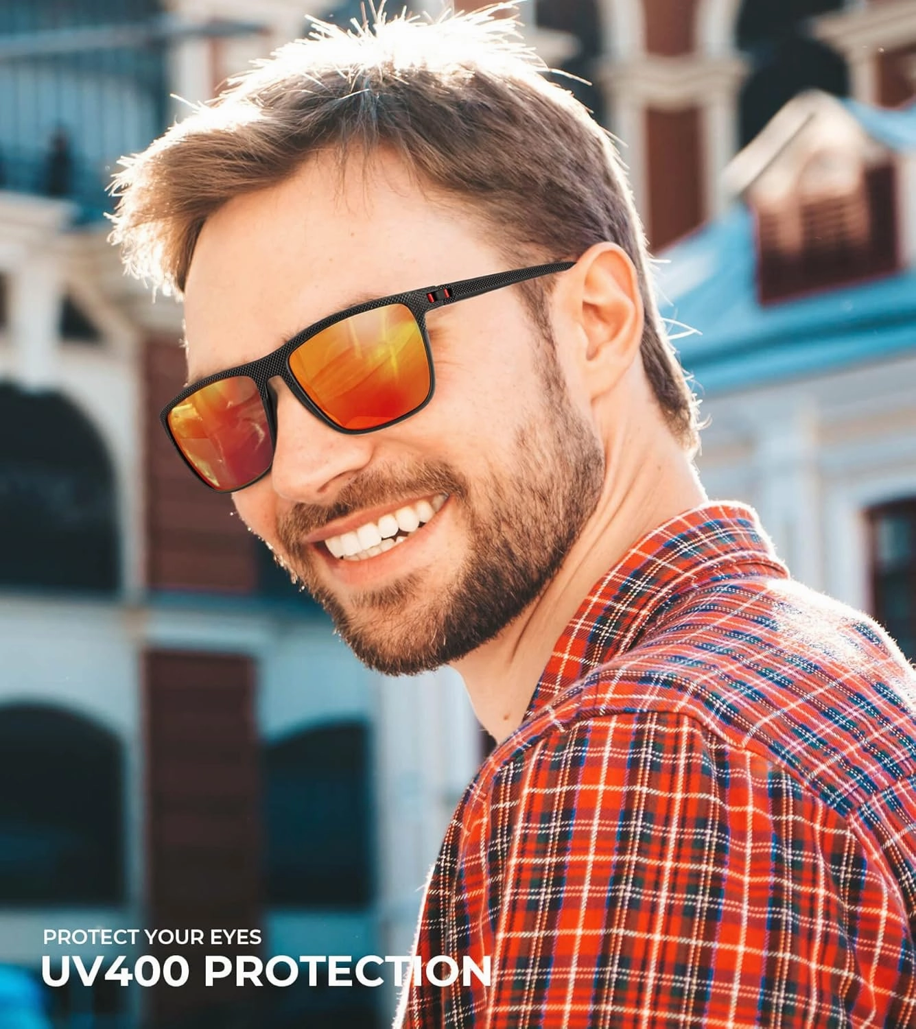 KALIYADI Mens Sun-Glasses Polarized Sunglasses-Men: Classic Sunglasses with Ultraviolet Protection for Driving Fishing Golf