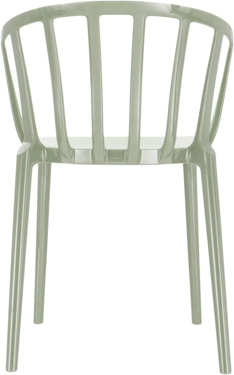 Kartell SFCH-K5806-14 Dining Chair, Sage Green, W51/D51/H75/SH46 cm, Venice