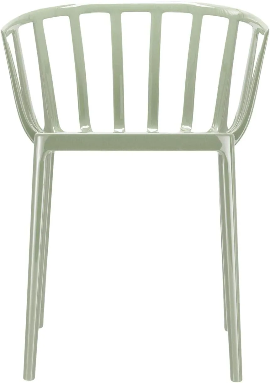 Kartell SFCH-K5806-14 Dining Chair, Sage Green, W51/D51/H75/SH46 cm, Venice