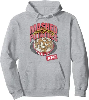 KFC Mashed Potatoes and Gravy Drawing Fun Food Pullover Hoodie