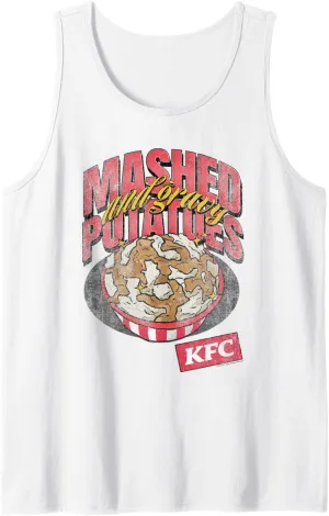 KFC Mashed Potatoes and Gravy Drawing Fun Food Tank Top