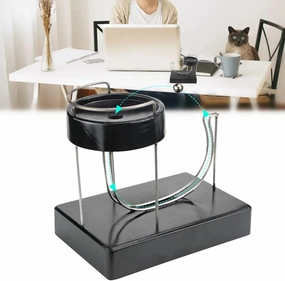Kinetic Art Perpetual Motion Machine，Newest Model No Sound Rolling Ball Perpetual Marble Machine, Science Physics Gadget ，Decompression Cycle Ornament，Office Home Ornament