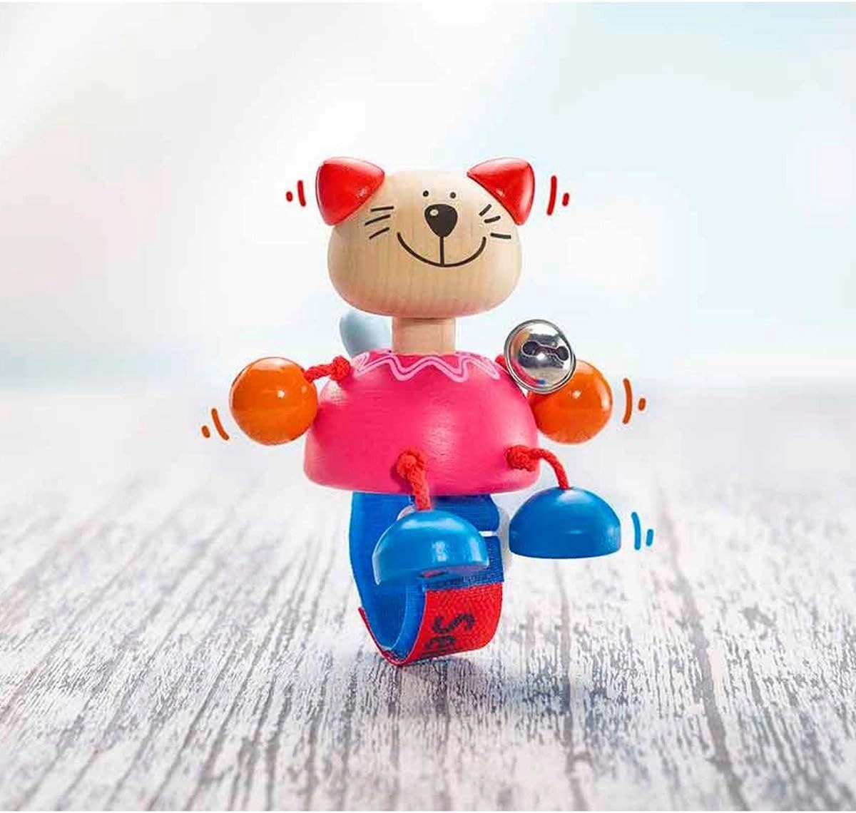 Kitti 61065 Pushchair Toy with Velcro Fastening 9 cm Multi-Coloured