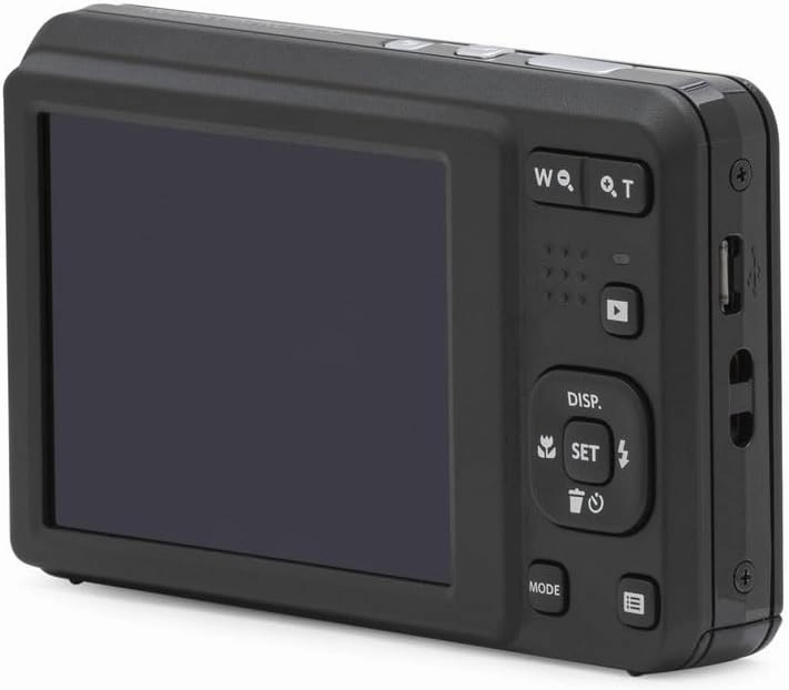 KODAK PIXPRO FZ55-BK 16MP CMOS Sensor Digital Camera 5X Optical Zoom 28mm Wide Angle 1080P Full HD Video 2.7" LCD Vlogging Camera (Black)