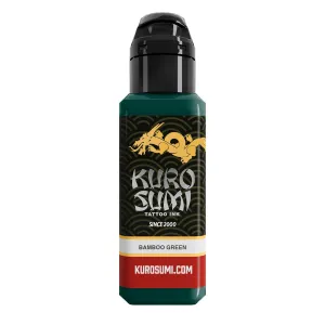 Kuro Sumi Bamboo Green, Vegan Friendly, Professional Ink 1.5oz