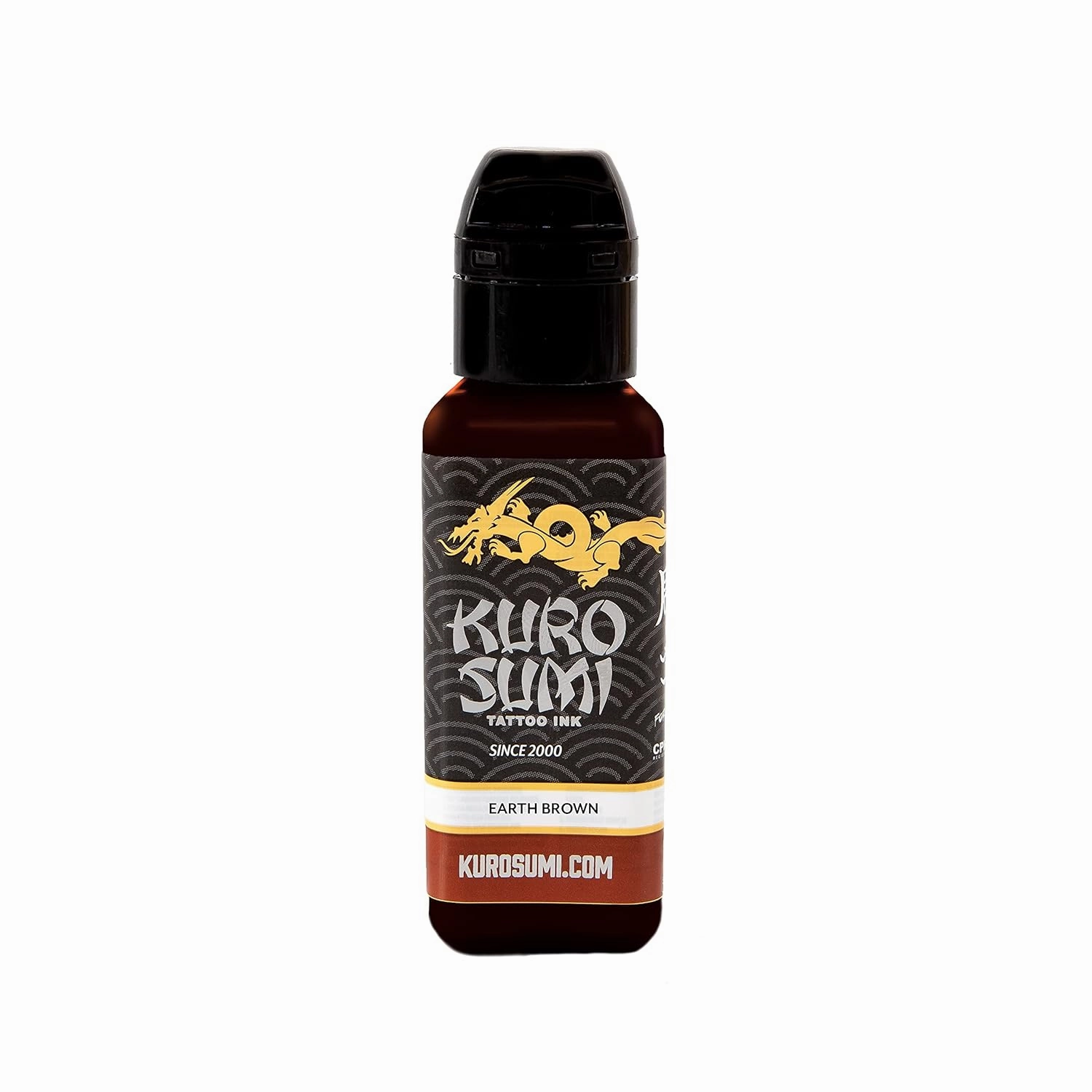 Kuro Sumi Earth Brown, Vegan Friendly, Professional Ink 1.5oz