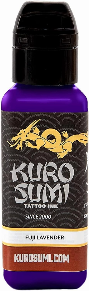 Kuro Sumi Fuji Lavender, Vegan Friendly, Professional Ink 0.75oz