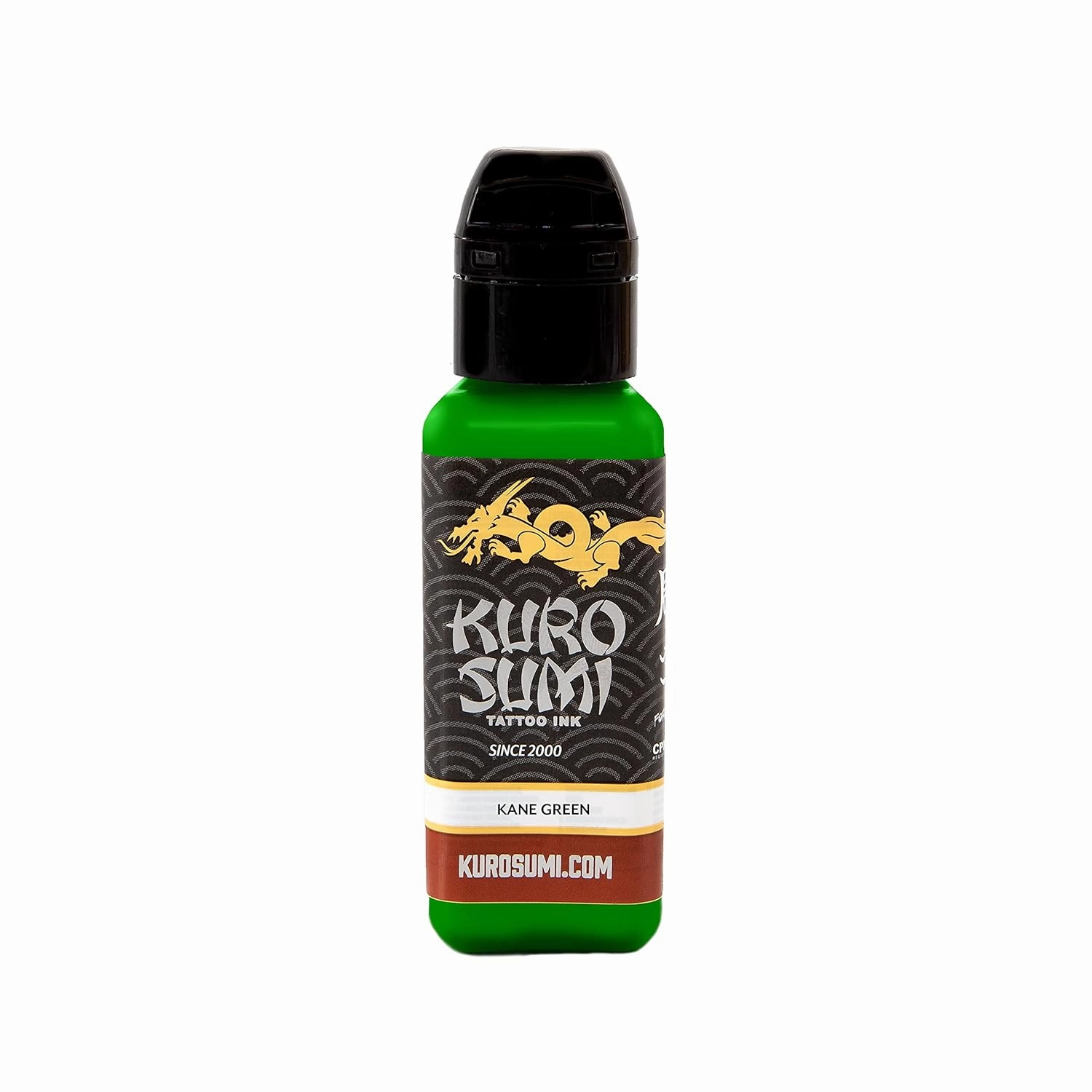 Kuro Sumi Kane Green, Vegan Friendly, Professional Ink 1.5oz