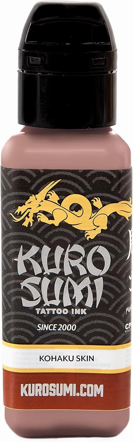 Kuro Sumi Kohaku Skin, Vegan Friendly, Professional Ink 3oz