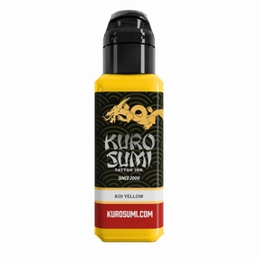 Kuro Sumi Koi Yellow, Vegan Friendly, Professional Ink 1.5oz