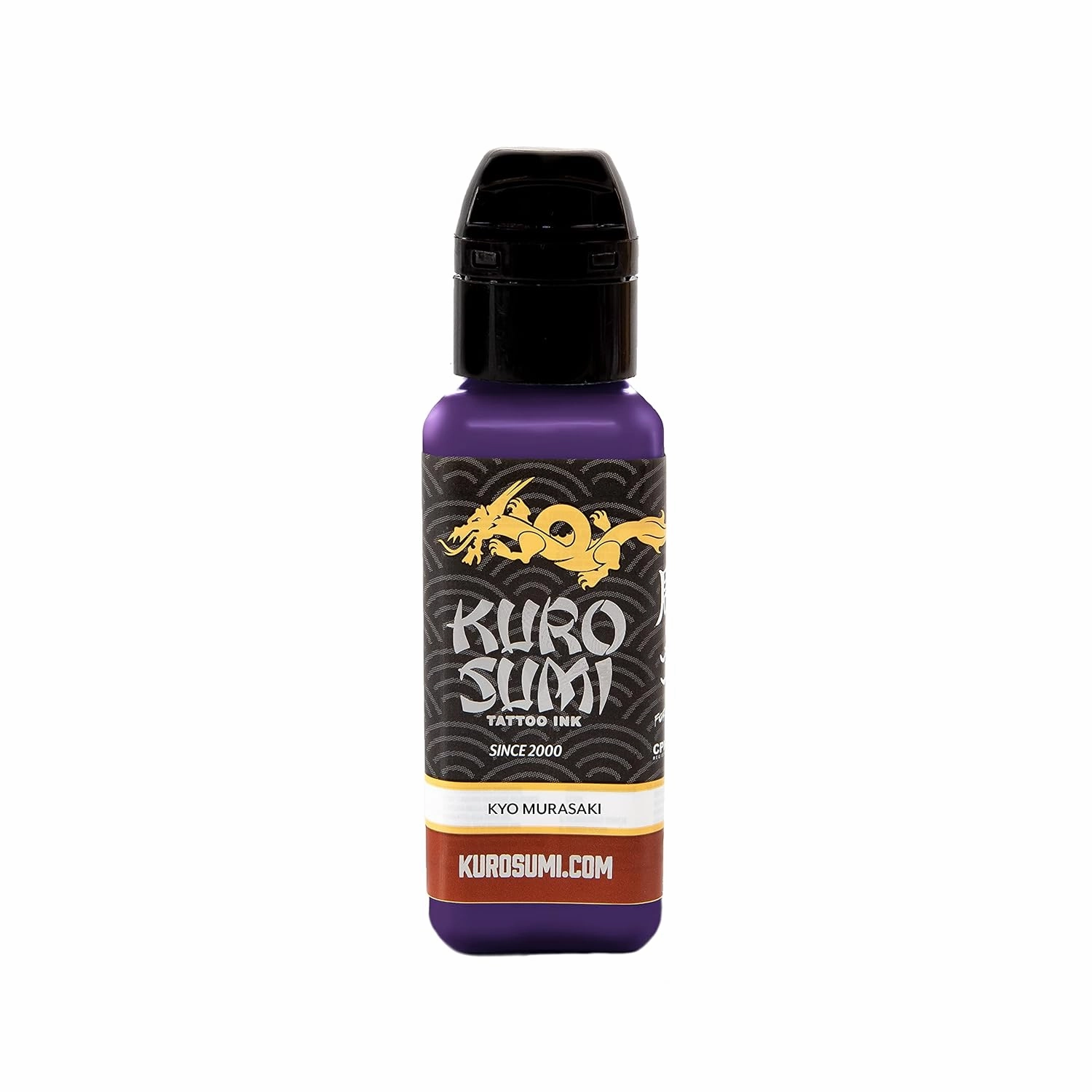 Kuro Sumi Kyo Murasaki Purple, Vegan Friendly, Professional Ink 1.5oz