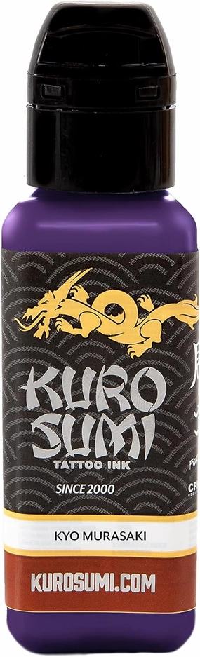 Kuro Sumi Kyo Murasaki, Vegan Friendly, Professional Ink 3oz