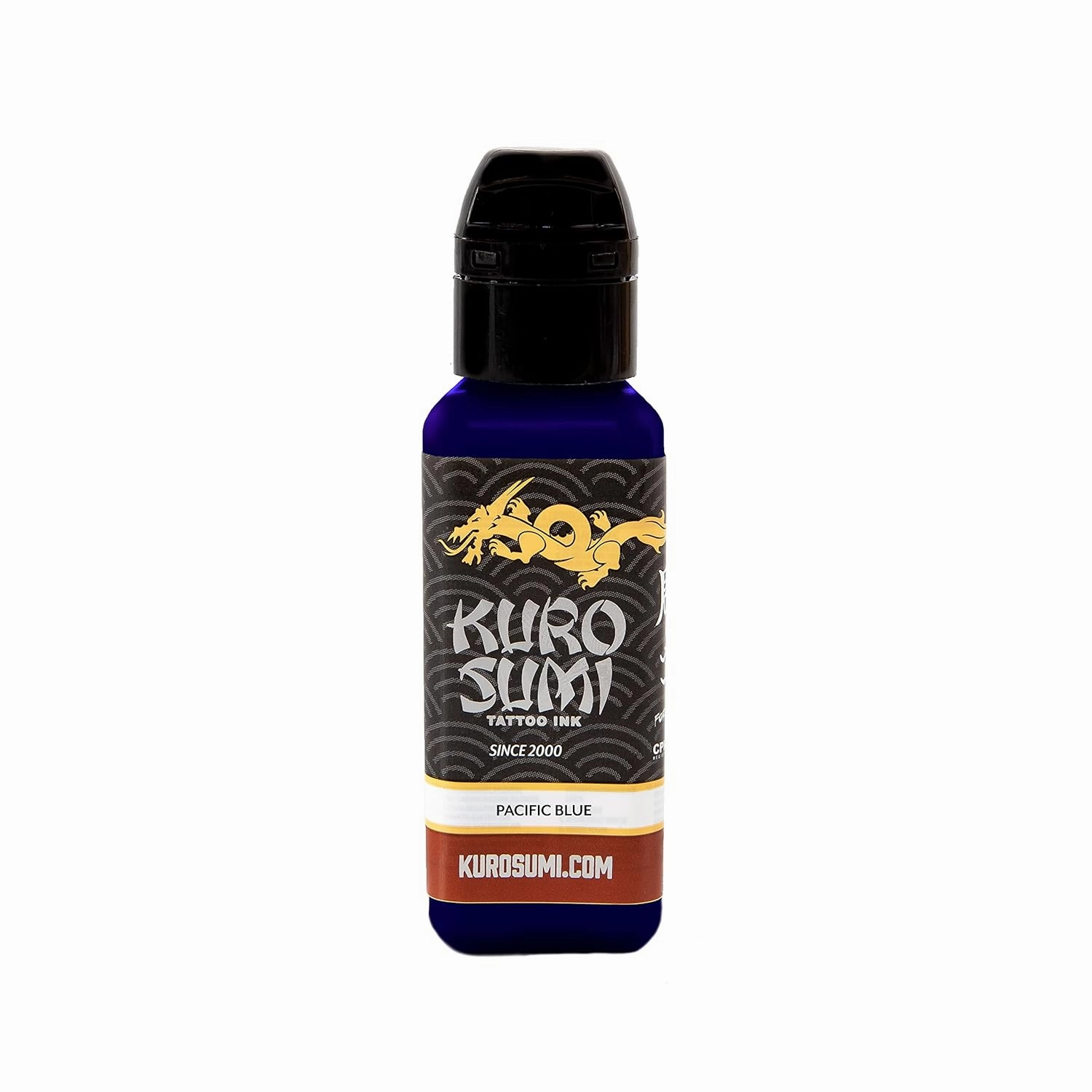 Kuro Sumi Pacific Blue, Vegan Friendly, Professional Ink 1.5oz