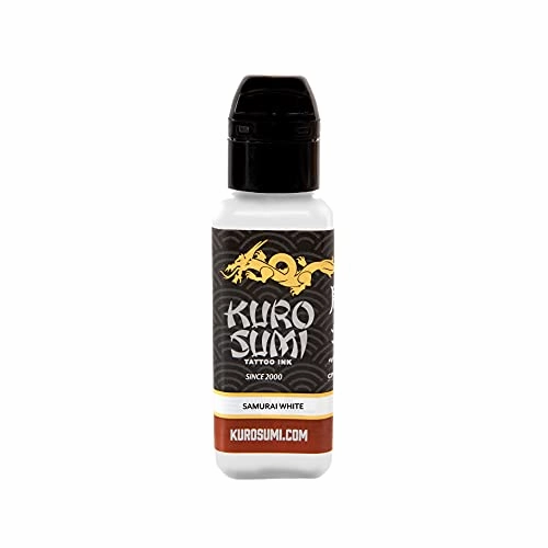 Kuro Sumi Samurai White, Vegan Friendly, Professional Ink 1.5oz