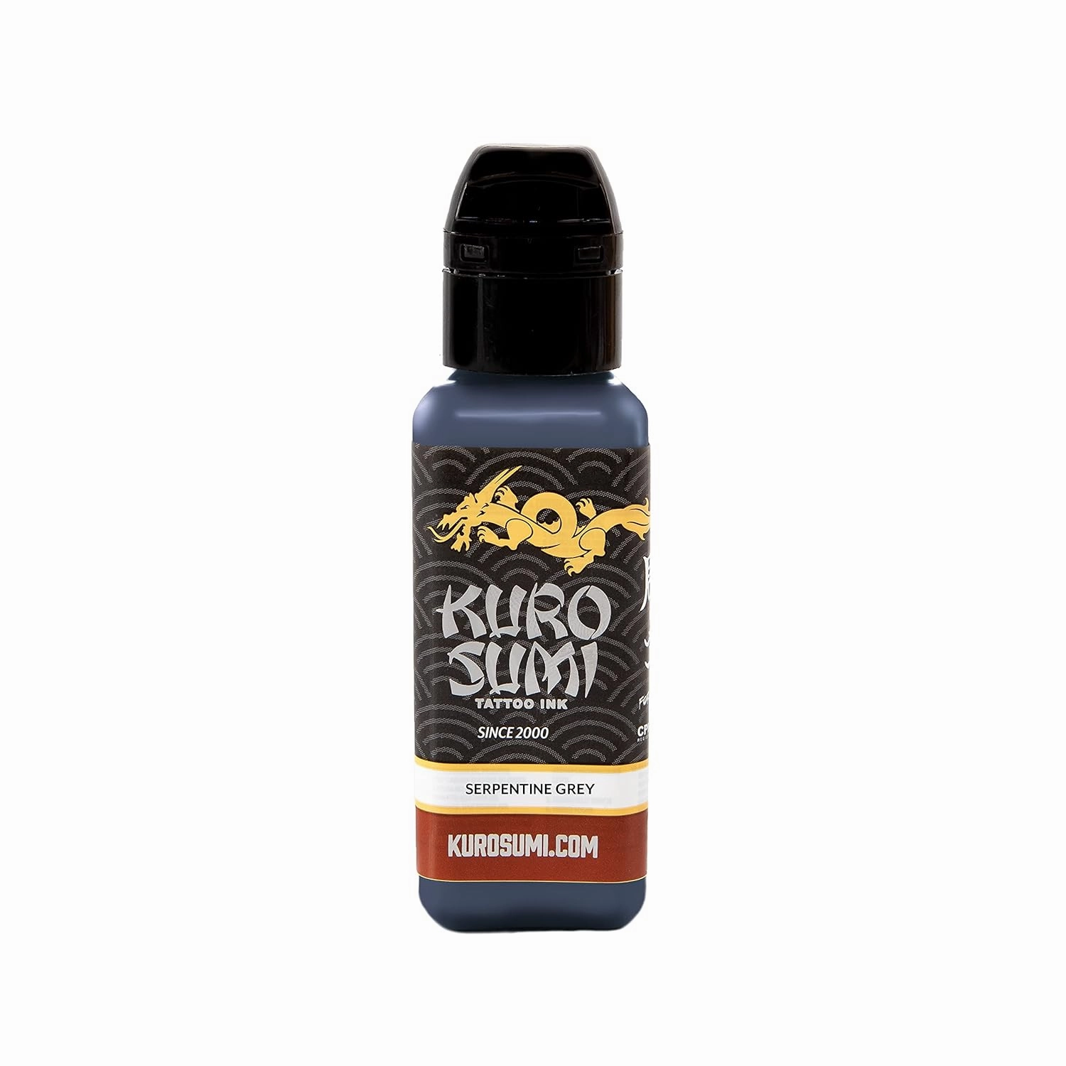 Kuro Sumi Serpentine Grey, Vegan Friendly, Professional Ink 1.5oz