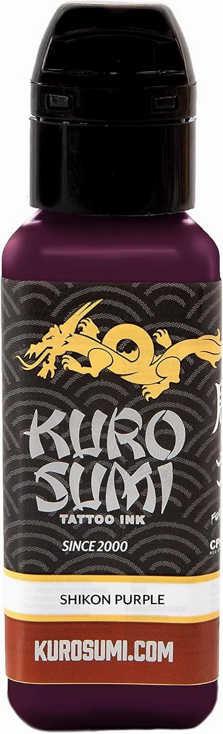Kuro Sumi Shikon Purple, Vegan Friendly, Professional Ink 3oz