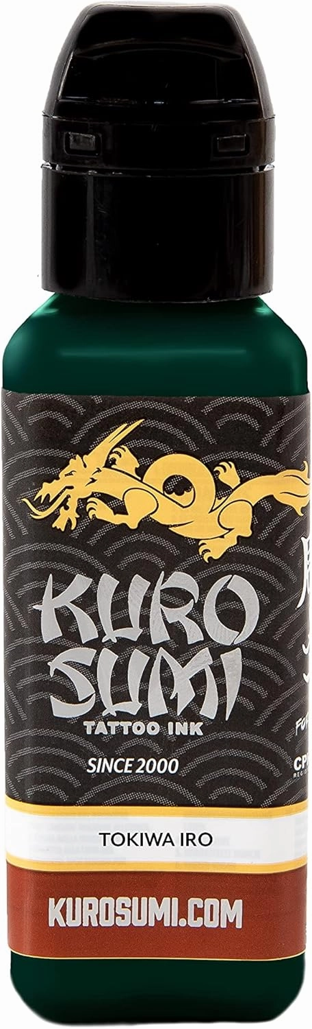 Kuro Sumi Tokiwa IRO, Vegan Friendly, Professional Ink 3oz