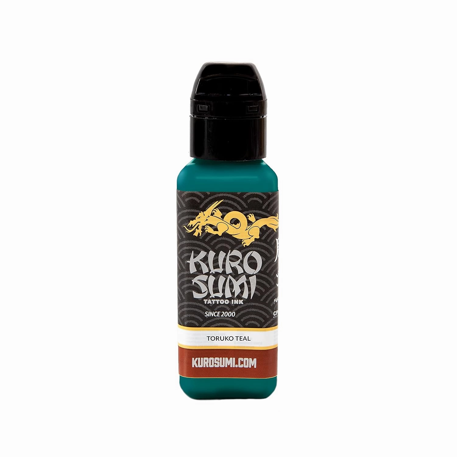 Kuro Sumi Toruko Teal, Vegan Friendly, Professional Ink 1.5oz