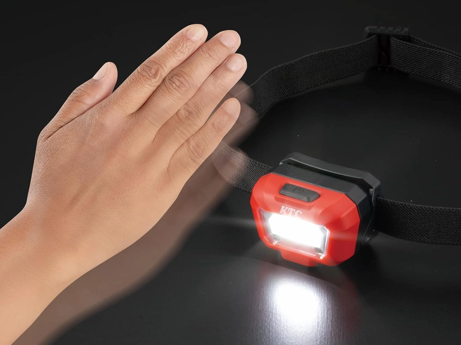 Kyoto Tool (KTC) AL813S Rechargeable LED Headlight, Red, 200 lm